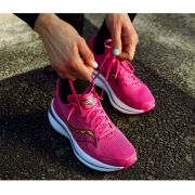 Saucony - pantofi alergare pentru femei Endorphin Speed 3 - rosu Rose galben alb