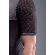 Northwave - tricou ciclism mânecă scurtă pentru bărbați Storm Air Jersey - gri închis galben fluo
