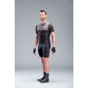 Northwave - tricou ciclism mânecă scurtă pentru bărbați Storm Air Jersey - gri închis galben fluo