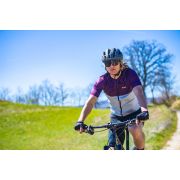 Northwave - tricou ciclism pentru barbati maneca scurta blade jersey - gri deschis mov inchis