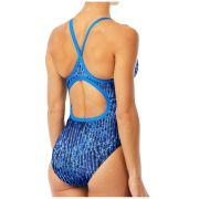 TYR - costum baie intreg pentru femei - Atolla Diamondfit - albastru multicolor