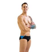 Finis - Slip inot barbati Splice Brief - negru rosu