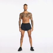2XU - Pantaloni scurti de alergare pentru barbati Light Speed 3" Short - negru Reflectorizant