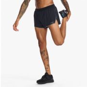 2XU - Pantaloni scurti de alergare pentru barbati Light Speed 3" Short - negru Reflectorizant