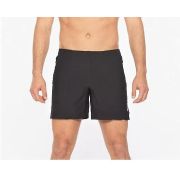 2XU - Pantaloni scurti de alergare pentru barbati Light Speed 7" Cover Shorts - negru reflectorizant