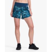 2XU - Pantaloni scurti de alergare pentru femei Aero 5 inch Shorts - albastru multicolor