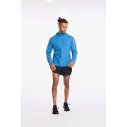 2XU - jacheta impermeabila cu elemente reflectorizante - Light Speed Waterproof Jacket - albastra starling