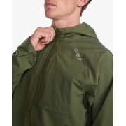 2XU - jacheta impermeabila cu elemente reflectorizante - Light Speed Waterproof Jacket - verde