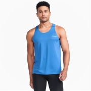 2XU - maiou tehnic  pentru barbati Light Speed Tech Singlet - albastru intens Starling Reflectorizant