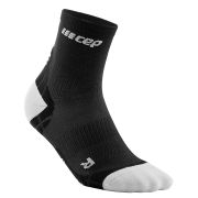 CEP - sosete medii de compresie 16cm pentru femei Ultralight Short Socks - negru gri