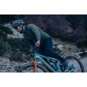 Northwave - bluză ciclism pentru bărbați mânecă lungă Trip Knit - verde army negru