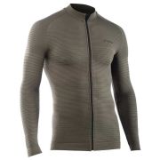 Northwave - bluză ciclism pentru bărbați mânecă lungă Trip Knit - verde army negru