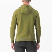 Castelli - hanorac sport casual Castelli Logo - verde inchis