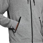 On Cloud - hanorac cu fermoar pentru barbati Zipped Hoodie - gri deschis