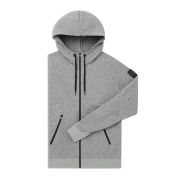 On Cloud - hanorac cu fermoar pentru barbati Zipped Hoodie - gri deschis