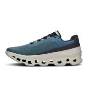 On Cloudmonster - pantofi alergare pentru barbati - albastru deschis prafuit albastru inchis alb