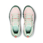 On Cloudwander Waterproof - pantofi alergare pentru femei - roz deschis verde iedera