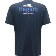 Haglofs - Tricou casual bumbac barbati Mirth Tee - albastru inchis