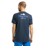 Haglofs - Tricou casual bumbac barbati Mirth Tee - albastru inchis