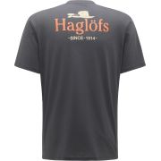 Haglofs - Tricou casual bumbac barbati Mirth Tee - gri inchis magnetita