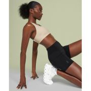 On Cloud - bustiera sport femei Active Bra - maro deschis perla alb