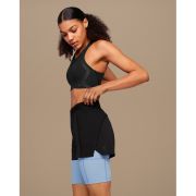 On Cloud - pantaloni scurti pentru femei Active Shorts - negru albastru deschis stratosfera