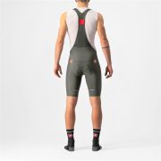 Castelli - Pantaloni ciclism scurti cu bretele Competizione bibshorts- verde kaki