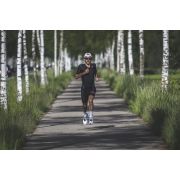 Castelli - costum trisuit triatlon pentru barbati, maneca scurta Free Sanremo SS Suit - galben fluo negru