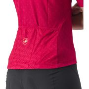 Castelli - tricou ciclism maneca scurta pentru femei Pezzi jersey - rosu