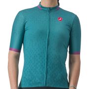 Castelli - tricou ciclism maneca scurta pentru femei Pezzi jersey - turcoaz