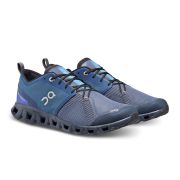 On Cloud X 3 Shift - pantofi alergare pentru barbati - albastru denim albastru inchis eclipsa gri