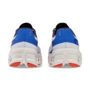 On Cloudmonster - pantofi alergare pentru barbati - alb gheata albastru cobalt portocaliu