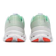 On Cloudsurfer - pantofi alergare pentru femei - verde deschis alb gri portocaliu