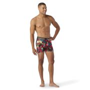 Smartwool - boxeri barbati Merino Print Boxer Brief Boxed - negru albastru rosu Jaime Molina Rhythmic Red Print