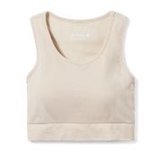 Smartwool - bustiera sport femei Intraknit Racerback W Bra - maro deschis migdala