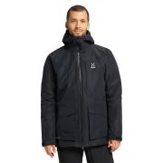 Haglofs - Jacheta iarna barbati puf si Gore-Tex, Alv 3-in-1 Down GTX - negru real