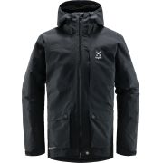 Haglofs - Jacheta iarna barbati puf si Gore-Tex, Alv 3-in-1 Down GTX - negru real