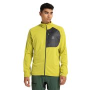 Haglofs - Jacheta subtire barbati Mirre Mid jacket - galben fluo aurora negru