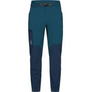 Haglofs - Pantaloni drumetie barbati Lizard pants - albastru inchis montan verde negru