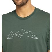 Haglofs - Tricou casual bumbac barbati Camp - verde inchis montan