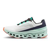 On Cloud Cloudmonster - pantofi alergare pentru femei - alb nevopsit verde gri negru