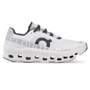On Cloudmonster Exclusive - pantofi alergare pentru barbati - alb nevopsit negru