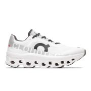 On Cloudmonster Exclusive - pantofi alergare pentru barbati - alb nevopsit negru