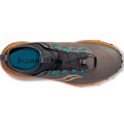 Saucony - pantofi alergare pentru barbati Peregrine 13 ST - maro deschis gri umbra portocaliu Basalt
