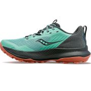 Saucony - pantofi alergare pentru femei Blaze TR - verde crenguta negru portocaliu deschis