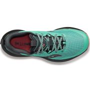 Saucony - pantofi alergare pentru femei Blaze TR - verde crenguta negru portocaliu deschis