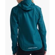 2XU - jacheta impermeabila cu elemente reflectorizante - Light Speed Waterproof Jacket - albastra jade
