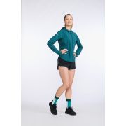 2XU - jacheta impermeabila cu elemente reflectorizante - Light Speed Waterproof Jacket - albastra jade