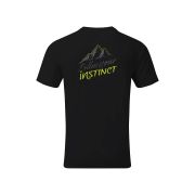 Instinct - Tricou sport Valley Series Organic Follow Your Instinct TS - negru verde fluo