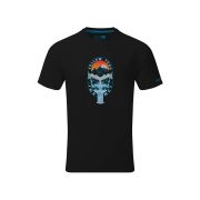 Instinct - Tricou sport Valley Series Organic TS - negru albastru multicolor